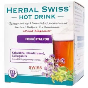 Herbal Swiss Hot Drink Instant forró italpor - 24db