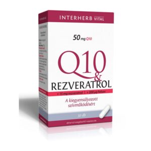 Interherb Q10 & Rezveratrol kapszula – 30db