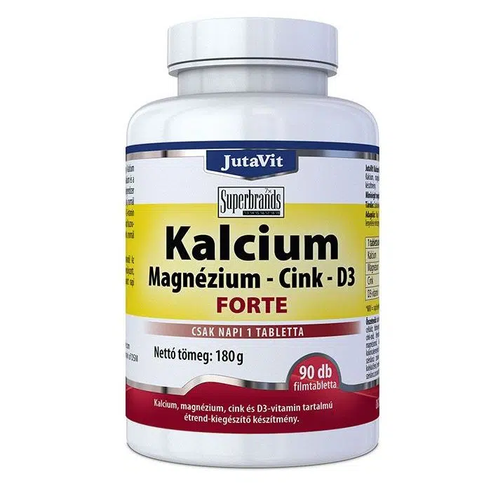 Jutavit Kalcium-Magnézium-Cink Forte tabletta - 90 db