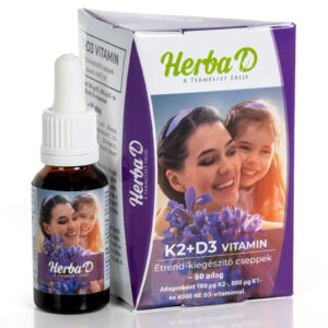 Herba-D K2+D3-vitamin csepp - 60 napi adag - 20ml