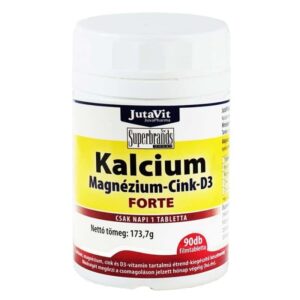 Jutavit Kalcium-Magnézium-Cink-D3-vitamin Forte tabletta - 90db